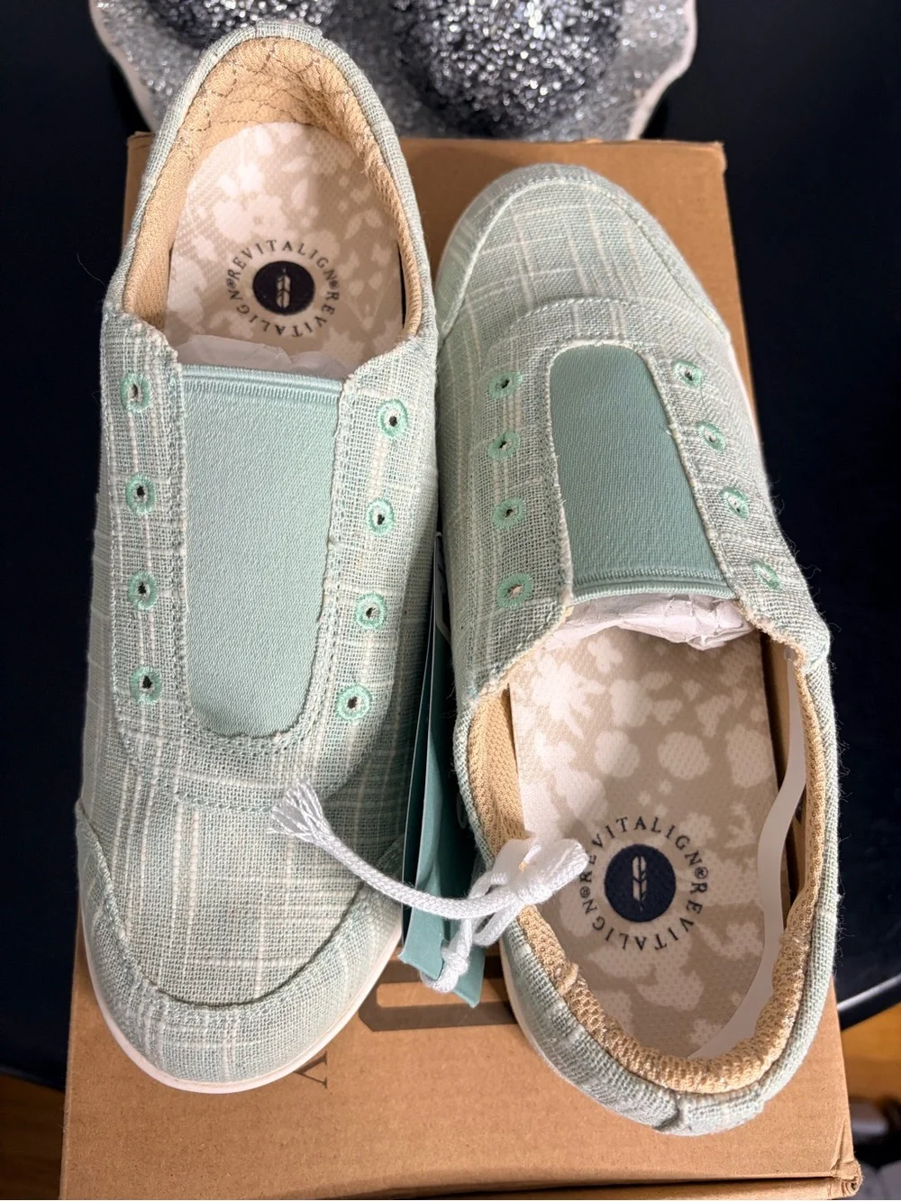 Revitalign Orthotic Canvas Slip-On Sneakers